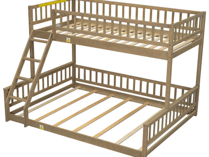 Bunk Bed With Ladder And Guardrails