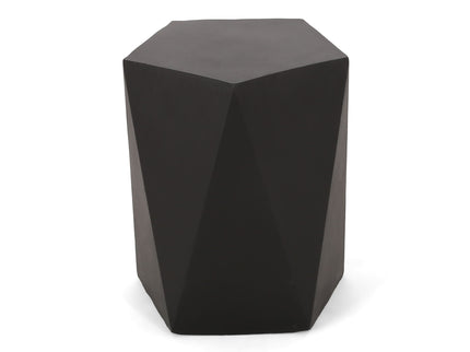Side Table With Geometric Design