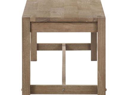 Malvika - Trestle Base Dining Bench - Brown