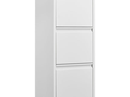 Durable Metal 3 Drawer File Cabinet With Lock For Office Storage