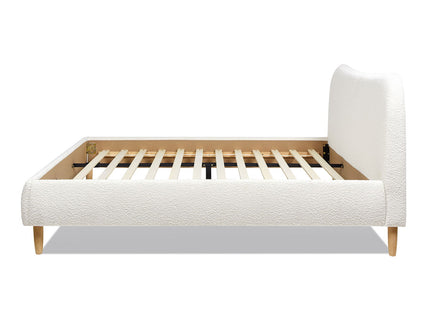 Roman - Curved Headboard Upholstered Platform Bed