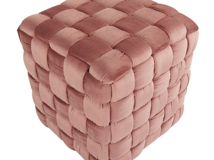 Square Braided Ottoman -