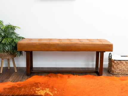 Cameron - Bench - Brown / Tan