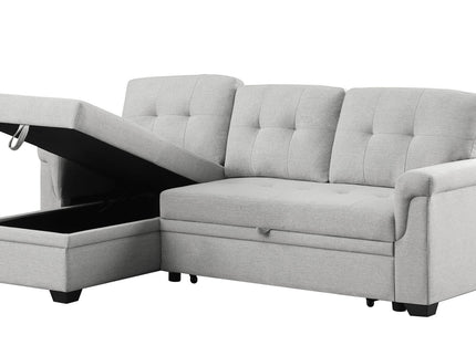Hunter - Reversible Sleeper Sectional Sofa With Storage Chaise