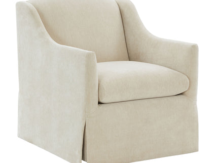 Luisa - Skirted Swivel Accent Chair