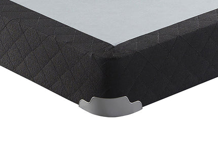 Maynard - Twin Low Profile Box Spring Foundation With Memory Foam Support And Breathable Design - Gray