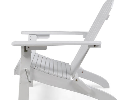 Aurascape - Outdoor Acacia Wood Foldable Adirondack Chair