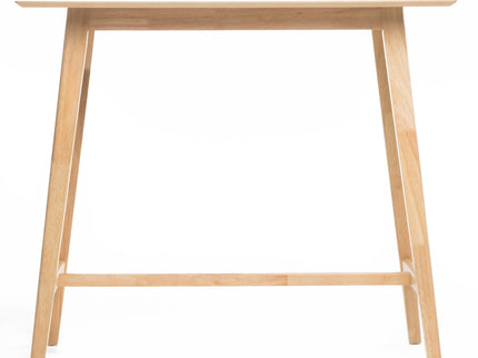 Bar Height Dining Table With Splayed Legs And Elongated Rectangular Top