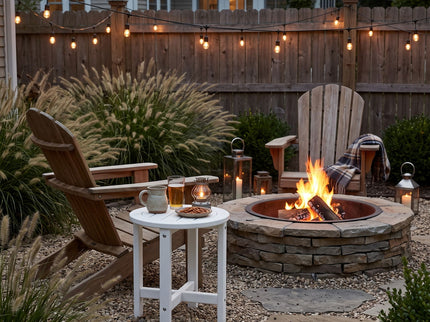 Round Outdoor Side Table