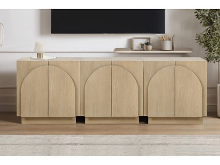 Modern Sideboard Buffet With Arched Cabinet Doors