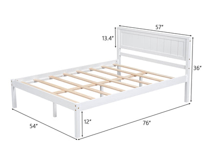 Platform Bed Frame With Headboard