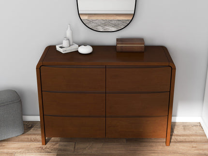 Lionel - 6 Drawer Dresser - Brown