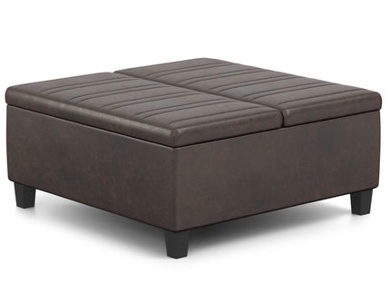 Ellis - Upholstered Coffee Table Storage Ottoman