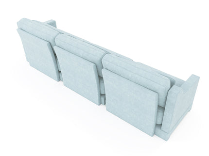 Elegant Sofa With Ergonomic Design And Lumbar Pillows