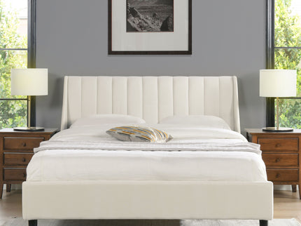 Aspen - Vertical Tufted Modern Headboard Platform Bed Set