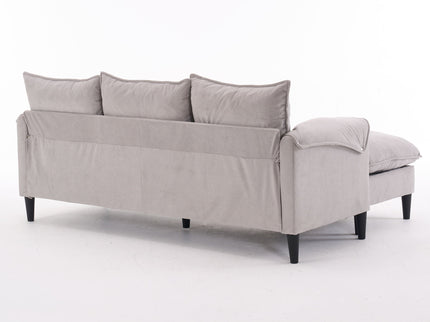 Convertible Combination Sofa With Footstools With Storage