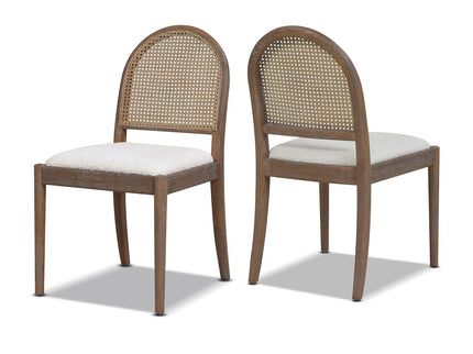 Panama - Curved Cane Side Dining Chair (Set of 2)