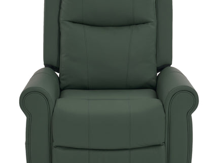 Manual Recliner Chair With 270 Degree Swivel, Massage & Heating, Dual Reclining Positions