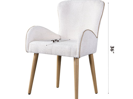 Qwin - Boucle Side Chair (Set of 2) - Beige