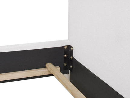 Marcella - Upholstered Shelter Headboard Bed Set