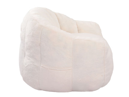 Beanbag Chair, Beanbag Sofa Chair With Armrests Stuffed High Density Foam