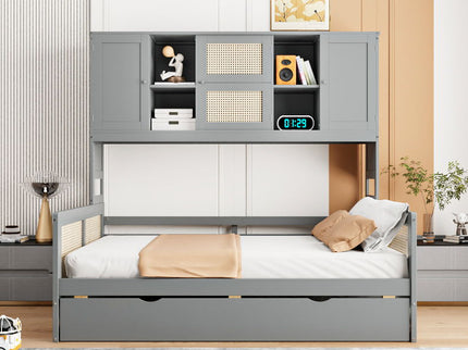 Daybed And All In One Cabinet And Shelf