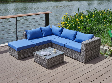 Patio Sofa With Cushions