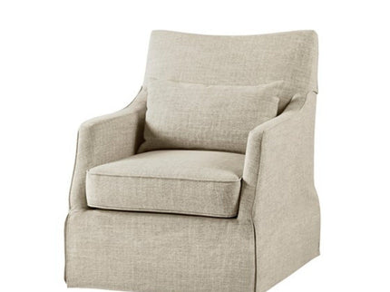 Traditional Design London Skirted Swivel Chair