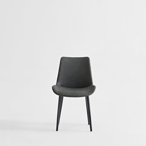 Dining Table Set, Chairs (Set of 2) - Gray