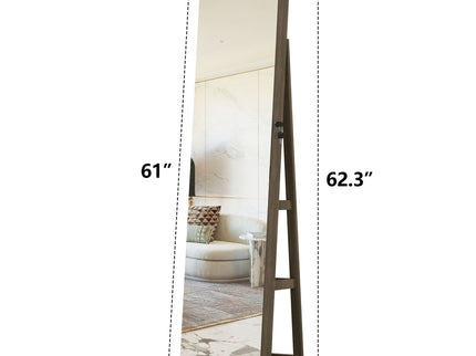 Swivel Jewelry Cabinet With Full Length Mirror