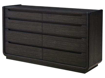 Bangor - 8 Drawer Bedroom Dresser Cabinet - Black