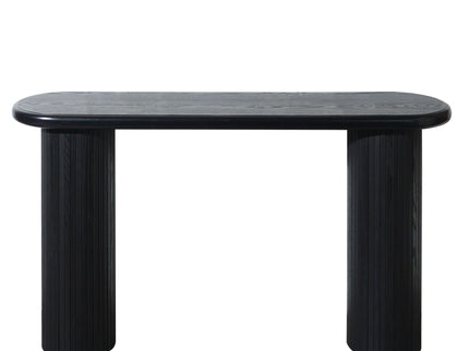 Fluted Cylinder Console Table - Black