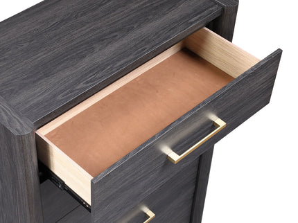 Clifton - 5 Drawer Chest - Espresso