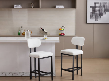 Modern Counter Height Stools (Set of 2)