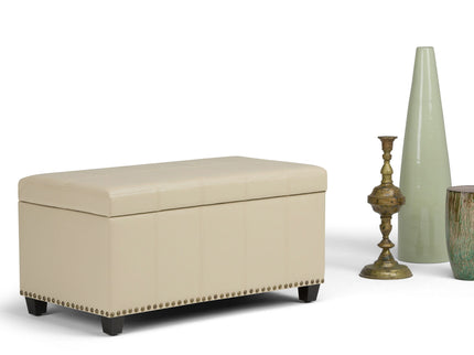 Amelia - Transitional Storage Ottoman Bench