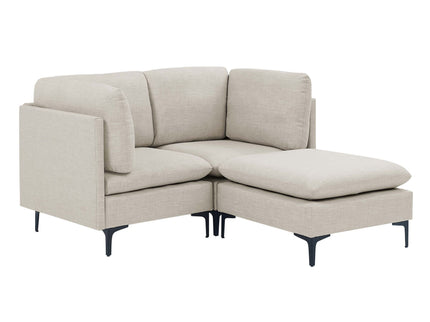 Upholstered Modular Sectional & Tall Legs