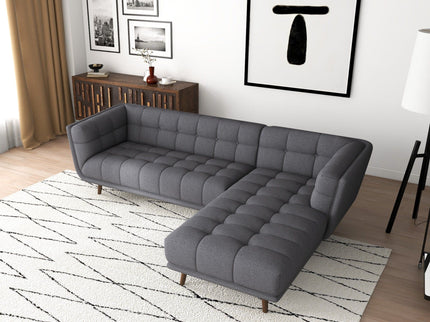 Addison - L Shape Sectional Sofa Tufted