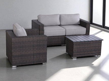 Stylish Sofa Seating Group With Cushions Perfect For Outdoor Gatherings