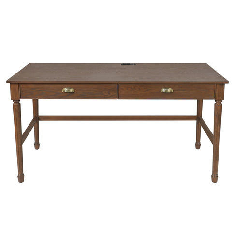 Modern Writing Desk With Drawers For Home Office