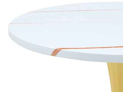 Round Dining Table With Thickened Top For Kitchen
