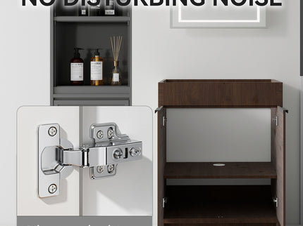 Freestanding Bathroom Vanity Cabinet With Soft Close Doors, Cabinet Only