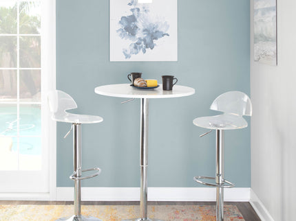 Elia - Contemporary Adjustable Bar Table