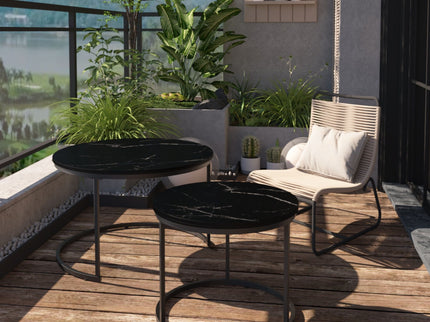 Round Nesting Coffee Table (Set of 2)