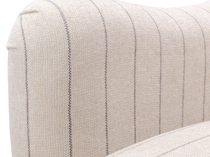 Sylvia - Striped Arm Chair - Natural