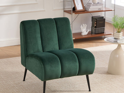 Upholstered Armless Chair For Living Room