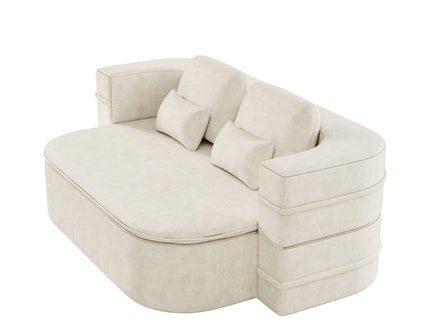 2 In 1 Foldable Sofa Bed With Multi Functional Blanket, Floor Lounge Sofa