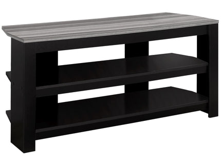TV Stand, Console, Media Entertainment Center, 3 Storage Shelves