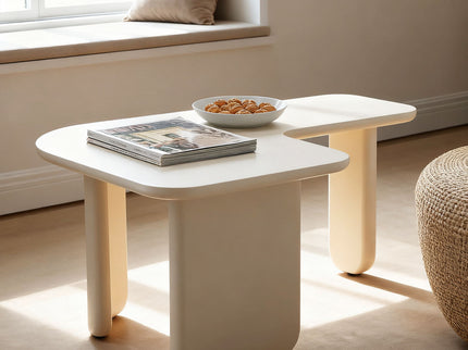 L-Shape Coffee Table For Living Room