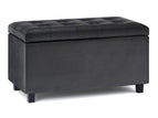 Black / Faux Leather
