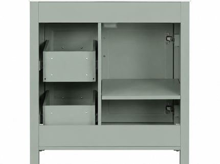 Bathroom Vanity With Sink, 2 Soft Close Drawers, 1 Soft Close Door, Adjustable Shelf